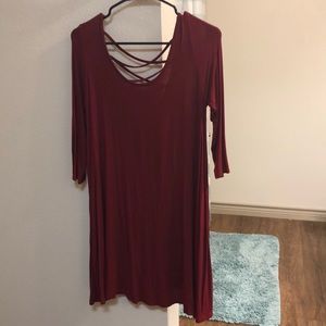 Maroon dress